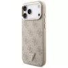 Funda MagSafe GUESS 4G Triangle Logo para iPhone 18 Pro Max / 17 Pro Max - Oro rosa