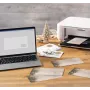 Sobres navideños SIGEL DU664 Golden Greens DIN largo sin ventana, 25 unidades