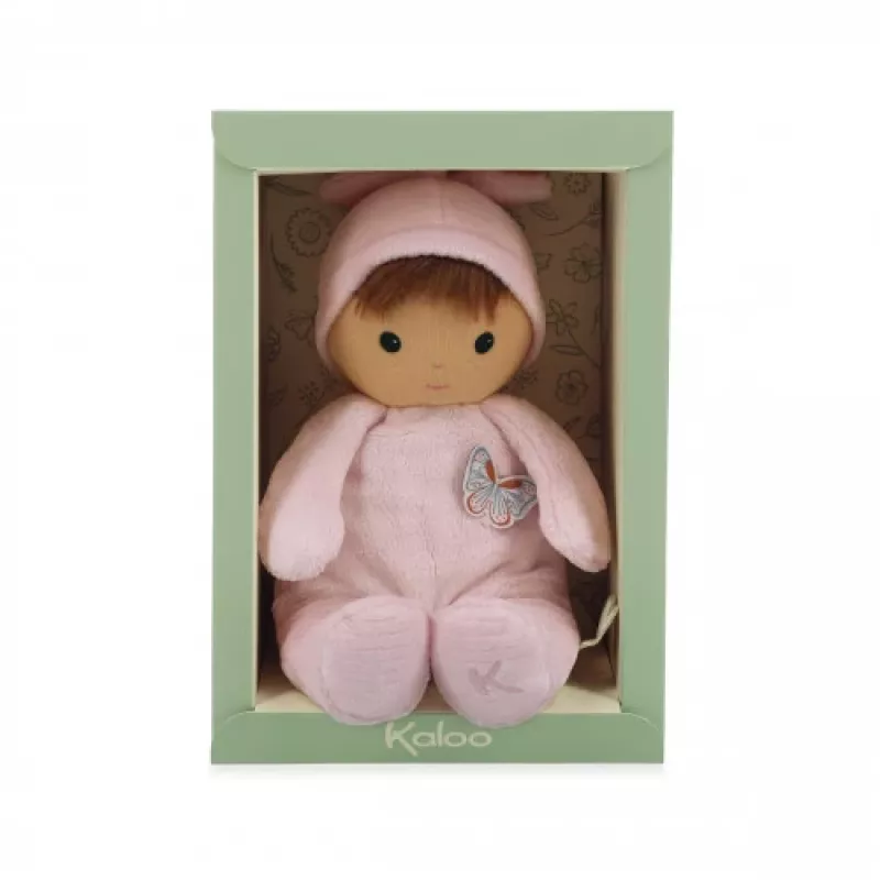 Muñeca de tela Kaloo Camellia 24 cm en caja de regalo, colección Tendresse