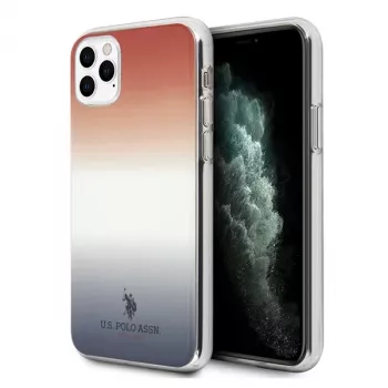 Funda U.S. Polo Assn. Gradient Pattern para Apple iPhone 11 Pro – Azul y Rojo