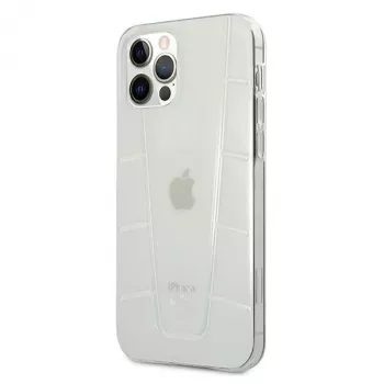 Carcasa rígida transparente Mercedes-Benz MEHCP12LCLCT para iPhone 12 Pro Max Transparent Line
