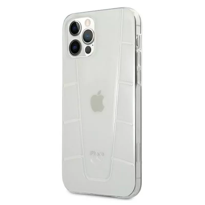 Carcasa rígida transparente Mercedes-Benz MEHCP12LCLCT para iPhone 12 Pro Max Transparent Line