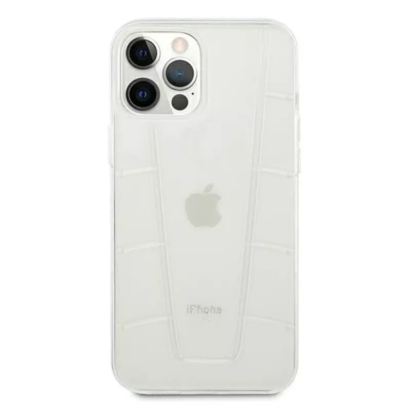Carcasa rígida transparente Mercedes-Benz MEHCP12LCLCT para iPhone 12 Pro Max Transparent Line