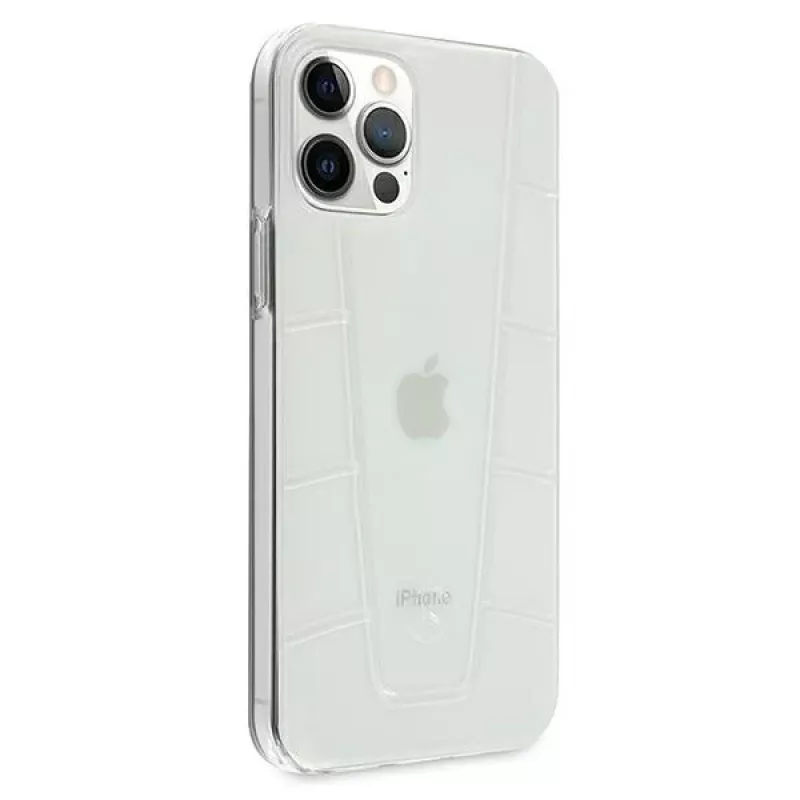 Carcasa rígida transparente Mercedes-Benz MEHCP12LCLCT para iPhone 12 Pro Max Transparent Line