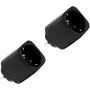 Shelly Plug M Gen3 Negro pack de 2 enchufe inteligente con medición de consumo, Wi-Fi y Bluetooth, 13A, monitorización energética, Schuko
