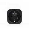 Shelly Plug M Gen3 Negro pack de 2 enchufe inteligente con medición de consumo, Wi-Fi y Bluetooth, 13A, monitorización energética, Schuko