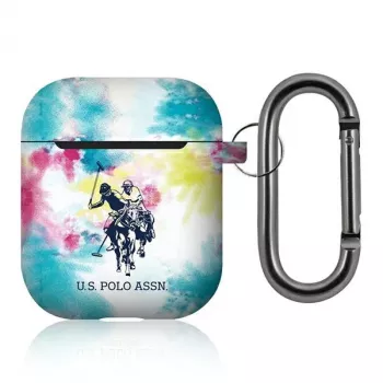 Funda U.S. Polo Assn. US Polo para AirPods 1/2 multicolor colección Tie & Dye