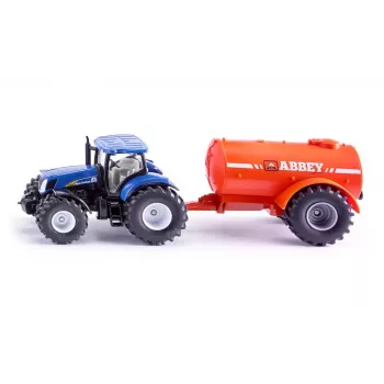 SIKU FARMER New Holland con Abbey cisterna de purín escala 1:32 set de tractor y aperos