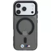 BMW M IML Glossy Metal Logo & Trims funda MagSafe para iPhone 18 Pro / 17 Pro - negro