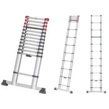 Hailo T80 FlexLine escalera de 9 peldaños