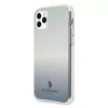 U.S. POLO ASSN. US Polo USHCN58TRDGLB Funda trasera para iPhone 11 Pro con patrón degradado azul
