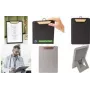 SIGEL KB223 Carpeta con pinza para cartas A4 gris claro y marrón