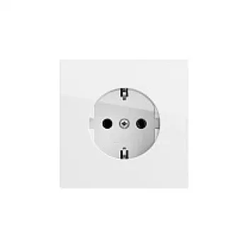 Gira 446670 Toma de corriente SCHUKO, empotrada, blanco puro brillante, 16 A, 250 V, System 55