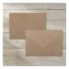 SIGEL DU700 Sobres de papel kraft C6, marrón, 24 uds., autoadhesivos