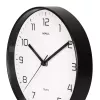 MAULdrip Reloj de pared 25 cm cuarzo negro