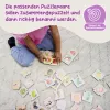 Eichhorn Puzzle Montessori - Puzzle de madera con clavijas para niños pequeños a partir de 12 meses, FSC 100%