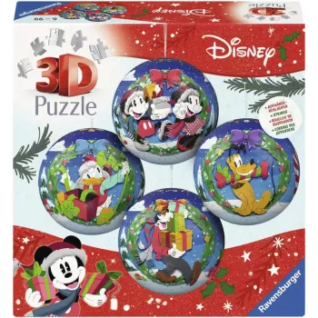 Ravensburger Set de bolas de puzzle 3D Disney bola de Navidad (2 x 27 piezas)