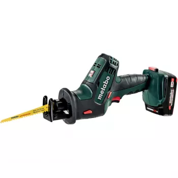 Metabo SSE 18 LTX Compact Sierra de sable a batería (2x 2,0 Ah Li-Ion, metaBOX 145 L)