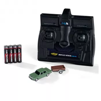 Carson 1:87 Mercedes-Benz 200/8 con remolque 2.4G 100% RTR Verde