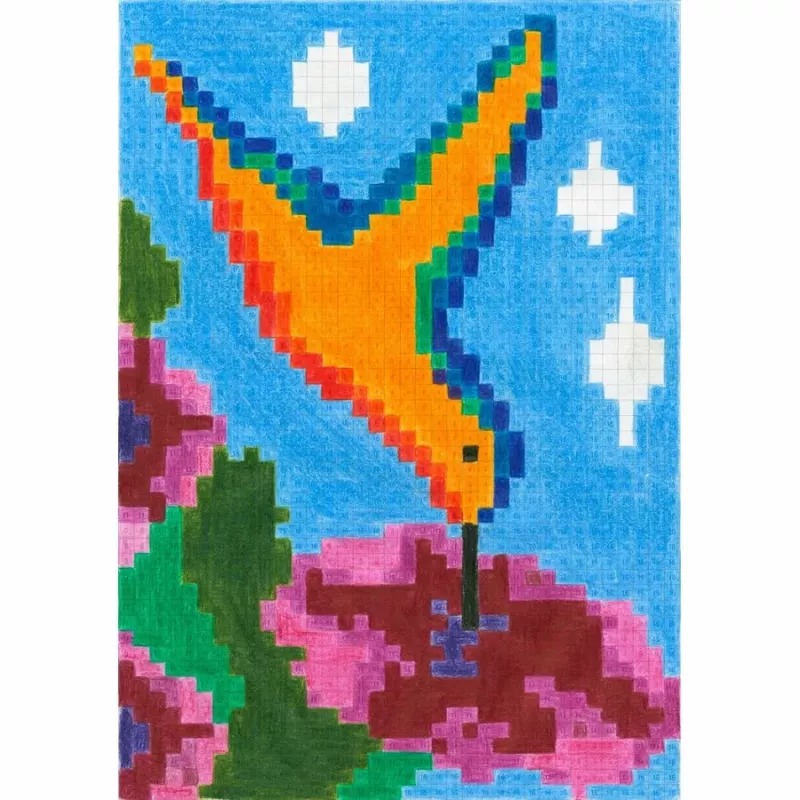 FABER-CASTELL Pixel-it Libro para colorear con 32 motivos (201572)