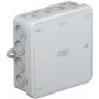 OBO A 14 caja de derivación 100x100x38 mm gris claro RAL 7035 IP55