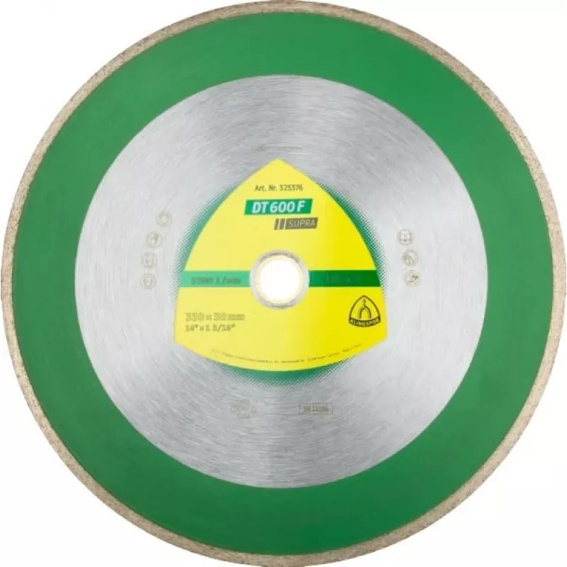 Targus Disco de corte diamantado 250 mm x 1,9 mm x 30/25,4 mm DT600F cerámica