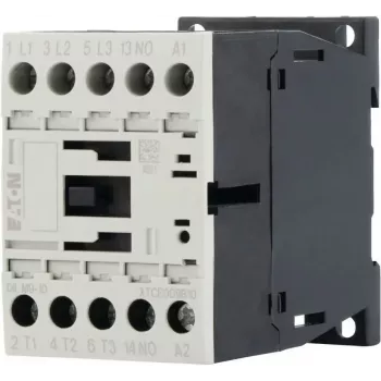 Eaton DILM9-10 24 V DC Contactor de potencia 3 polos, 9 A AC-3, 4 kW, 1 contacto auxiliar NA