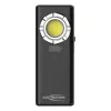 ANSMANN WL1200R lámpara de taller recargable, 1200 lm COB LED, 6500K, Li-Ion 4000 mAh, USB-C, Power Bank, IP54, base magnética, gancho