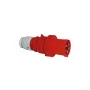 BALS CEE Conector industrial macho 5 polos 63A 400V IP44 6h Multi-Grip recto rojo 2155