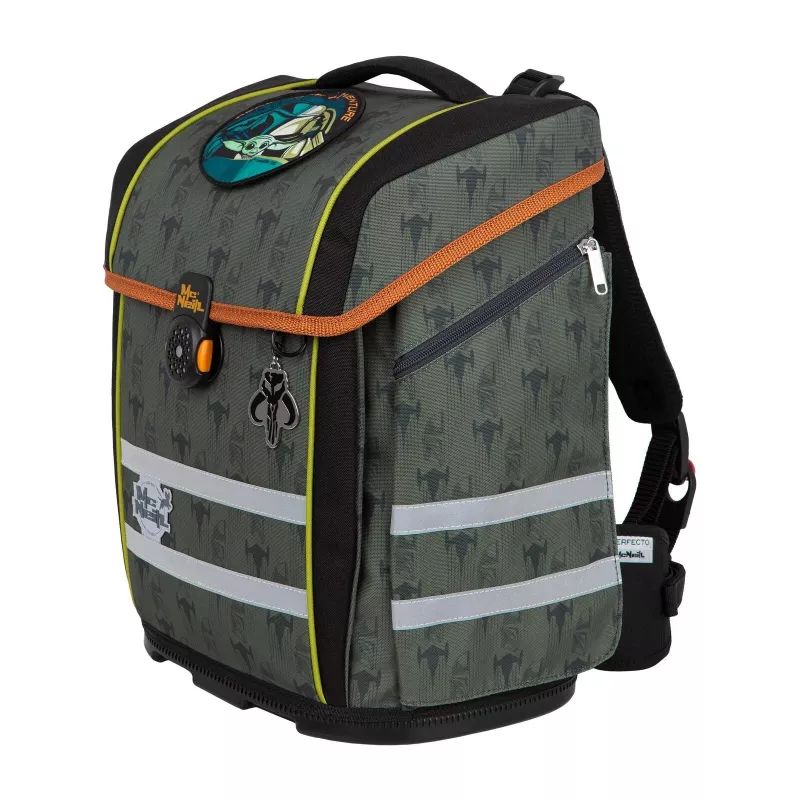 McNeill Perfecto Set de mochila escolar 5 piezas Star Wars Mandalorian