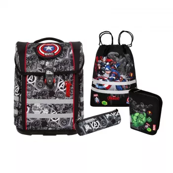 McNeill PERFECTO Set de mochila escolar 5 piezas Marvel Avengers