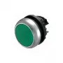 Eaton M22-DL-G Pulsador plano verde iluminado, momentáneo, 22,5 mm