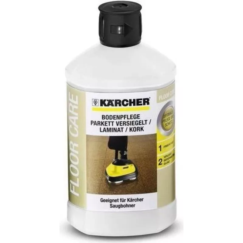 Kärcher RM 531 producto de cuidado para suelos de parqué sellado, laminado y corcho, 1 L