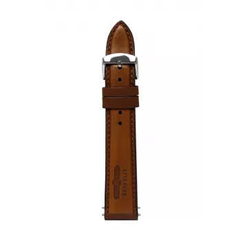 Zeppelin correa de reloj de piel auténtica marrón 20 mm