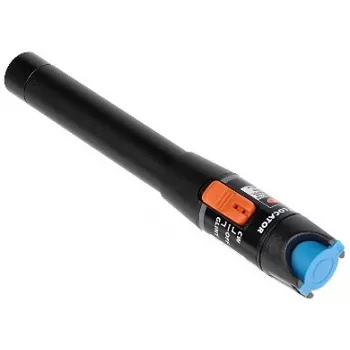 BML-205-10 localizador visual de fallos 650nm 10mW comprobador de fibra óptica con alcance de 10km, conexión universal de 2,5mm, modo CW/pulsos, carcasa de aluminio