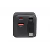 ALLNET cargador de pared GaN USB-C PD de 65W con Quick Charge 3.0, 2x USB-C y 1x USB-A