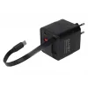 ALLNET cargador de pared GaN USB-C PD de 65W con Quick Charge 3.0, 2x USB-C y 1x USB-A