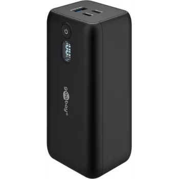 GOOBAY Batería externa para portátil 20.000 mAh con Power Delivery (negro)