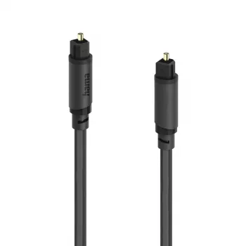 Toslink Cable de audio digital óptico 1,5 m negro