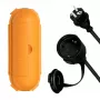 LogiLink LPS239 Set de alargador de exterior con caja de protección, 10 m, Schuko, IP44, negro
