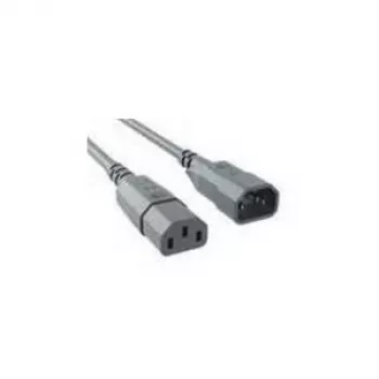 Bachmann Cable alargador de alimentación IEC C14 a C13, 0,75 m, Gris