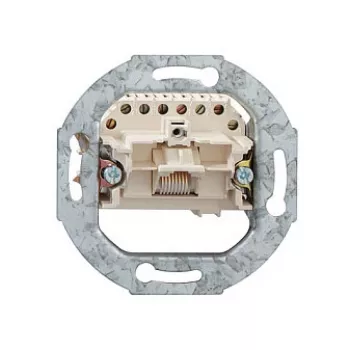 Rutenbeck UAE 8 (8) Up 0 toma de red RJ45 empotrable, Cat.5e, sin apantallar, blanco puro