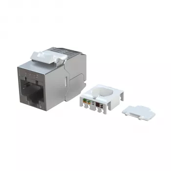 EFB Elektronik E-200130 módulo Keystone Slim/Short Cat.6A apantallado de zinc fundido a presión 10G