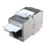 EFB Elektronik E-200130 módulo Keystone Slim/Short Cat.6A apantallado de zinc fundido a presión 10G
