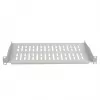 EFB Elektronik estante fijo 19 inch 1U, 350 mm de profundidad, 10 kg de carga, gris claro RAL 7035