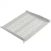 EFB Elektronik estante fijo 19 inch 1U, 350 mm de profundidad, 10 kg de carga, gris claro RAL 7035