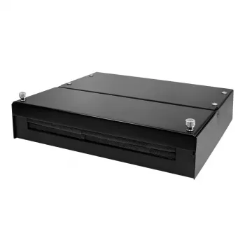 LogiLink caja de consolidación para 8 o 12 módulos Keystone, metal, negro