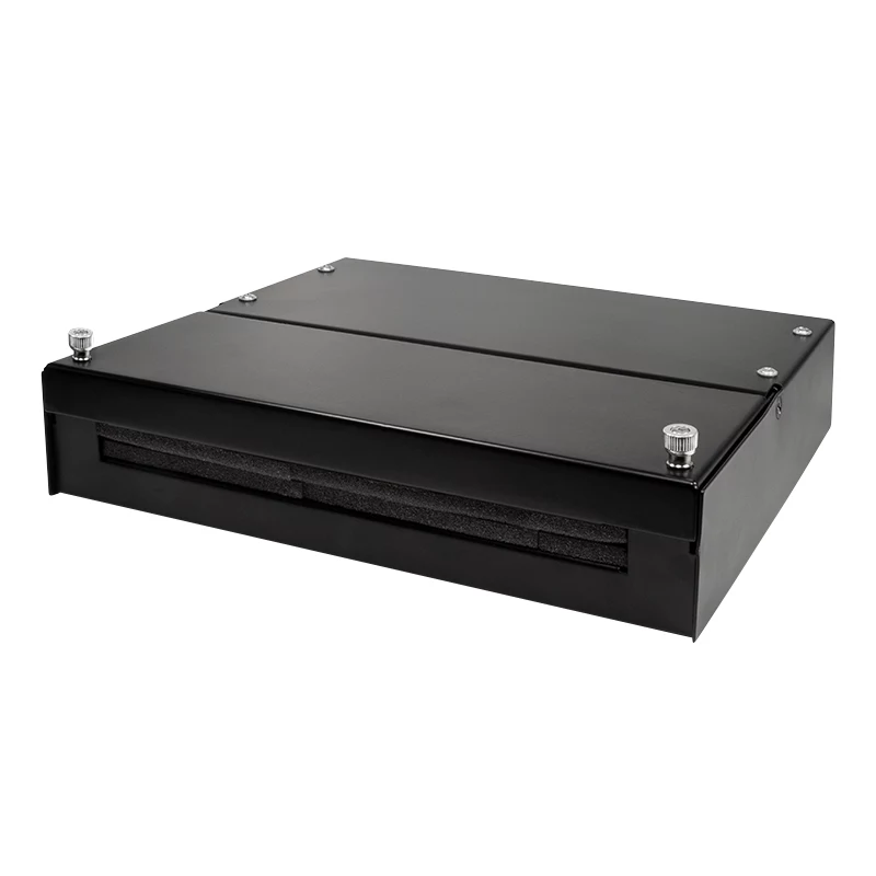 LogiLink caja de consolidación para 8 o 12 módulos Keystone, metal, negro