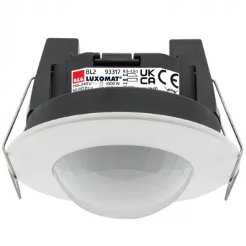 BEG BRCK LUXOMAT BL-2-DE detector de movimiento PIR de techo empotrable, 360°, 2300 W, blanco