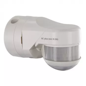 BEG RC-plus next N 280 detector de movimiento blanco con alcance de 280° y protección de zona antiarrastre